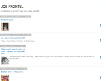 Tablet Screenshot of joefrontel.blogspot.com