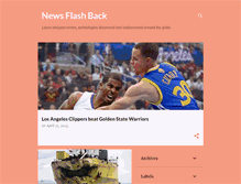 Tablet Screenshot of newsflashback.blogspot.com