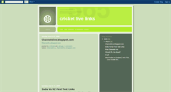 Desktop Screenshot of livecriclinks.blogspot.com