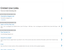 Tablet Screenshot of livecriclinks.blogspot.com
