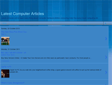 Tablet Screenshot of latestcomputerarticle.blogspot.com