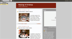 Desktop Screenshot of blessingsofchristmas.blogspot.com