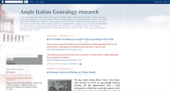 Desktop Screenshot of angloitaliangenresearch.blogspot.com