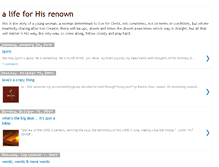 Tablet Screenshot of alifeforhisrenown.blogspot.com