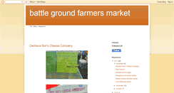 Desktop Screenshot of battlegroundfarmersmarket.blogspot.com