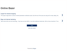 Tablet Screenshot of bazeronline.blogspot.com
