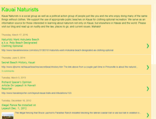 Tablet Screenshot of kauainaturists.blogspot.com