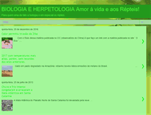 Tablet Screenshot of biologia-herpetologia.blogspot.com