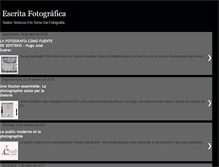 Tablet Screenshot of escritafotografica.blogspot.com