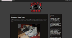 Desktop Screenshot of donateandskate.blogspot.com