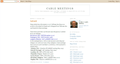 Desktop Screenshot of cablemeetings.blogspot.com