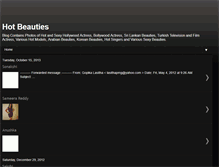 Tablet Screenshot of hotbeautieswallpapers.blogspot.com