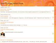 Tablet Screenshot of just1conservativevoice.blogspot.com