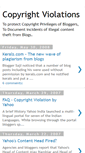 Mobile Screenshot of copyrightviolations.blogspot.com