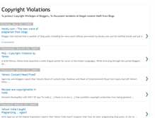Tablet Screenshot of copyrightviolations.blogspot.com