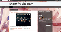Desktop Screenshot of musicfitforgods.blogspot.com