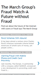 Mobile Screenshot of marchgroupfraud.blogspot.com