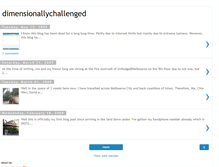 Tablet Screenshot of mrdimensionallychallenged.blogspot.com