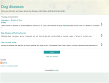 Tablet Screenshot of dogdis.blogspot.com