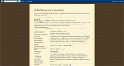 Desktop Screenshot of abirthmothersjourney.blogspot.com