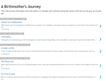 Tablet Screenshot of abirthmothersjourney.blogspot.com