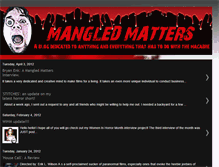 Tablet Screenshot of mangledmatters.blogspot.com