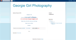 Desktop Screenshot of georgiegirlphotography.blogspot.com