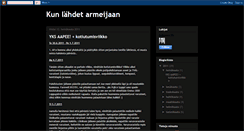 Desktop Screenshot of kunlahdetarmeijaan.blogspot.com