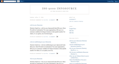 Desktop Screenshot of iso9000-infosource.blogspot.com