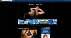 Desktop Screenshot of ladies-with-muscles.blogspot.com