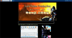 Desktop Screenshot of luisfelipeproducoes.blogspot.com