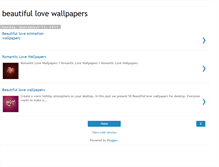 Tablet Screenshot of beautifullovewallpapers.blogspot.com