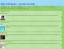 Tablet Screenshot of maggie-kidstalkbooks.blogspot.com