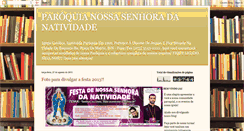 Desktop Screenshot of paroquianatividade.blogspot.com