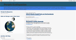 Desktop Screenshot of ecoespacios.blogspot.com