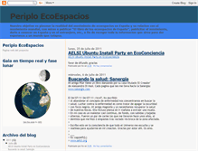Tablet Screenshot of ecoespacios.blogspot.com