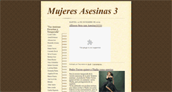 Desktop Screenshot of mujeresasesinas3.blogspot.com