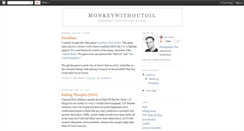 Desktop Screenshot of monkeywithoutoil.blogspot.com