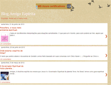 Tablet Screenshot of amigo-espirita.blogspot.com
