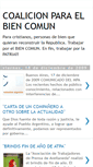 Mobile Screenshot of coalicionparaelbiencomun.blogspot.com
