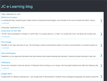 Tablet Screenshot of jccourseblog.blogspot.com