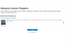 Tablet Screenshot of malayacustomchoppers.blogspot.com