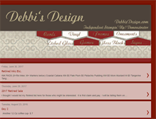 Tablet Screenshot of debbisdesign.blogspot.com