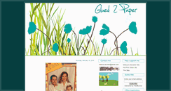 Desktop Screenshot of glued2paper.blogspot.com