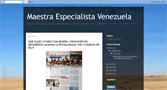 Desktop Screenshot of maestraespecialistavenezuela.blogspot.com