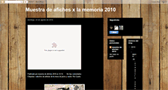 Desktop Screenshot of afichesxlamemoria.blogspot.com