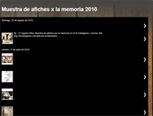 Tablet Screenshot of afichesxlamemoria.blogspot.com