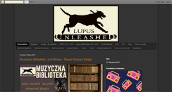 Desktop Screenshot of lupusunleashed.blogspot.com
