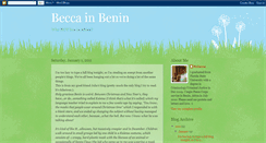 Desktop Screenshot of beccainbenin.blogspot.com