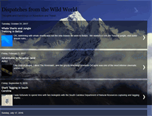 Tablet Screenshot of dispatchesfromthewildworld.blogspot.com